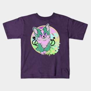 Toric corgi (w symbol) Kids T-Shirt